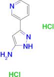 3-(3-pyridinyl)-1H-pyrazol-5-amine dihydrochloride