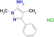 1,4-dimethyl-3-phenyl-1H-pyrazol-5-amine hydrochloride