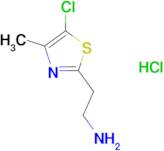 [2-(5-chloro-4-methyl-1,3-thiazol-2-yl)ethyl]amine hydrochloride