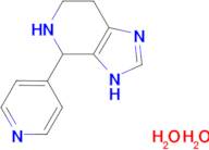 4-(4-pyridinyl)-4,5,6,7-tetrahydro-3H-imidazo[4,5-c]pyridine dihydrate