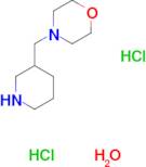 4-(3-piperidinylmethyl)morpholine dihydrochloride hydrate