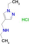 N-[(1-ethyl-1H-pyrazol-4-yl)methyl]ethanamine hydrochloride