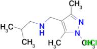 2-methyl-N-[(1,3,5-trimethyl-1H-pyrazol-4-yl)methyl]-1-propanamine hydrochloride