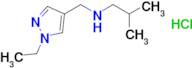 N-[(1-ethyl-1H-pyrazol-4-yl)methyl]-2-methyl-1-propanamine hydrochloride