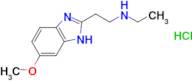 N-ethyl-2-(5-methoxy-1H-benzimidazol-2-yl)ethanamine hydrochloride