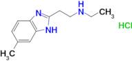 N-ethyl-2-(5-methyl-1H-benzimidazol-2-yl)ethanamine hydrochloride