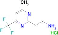 {2-[4-methyl-6-(trifluoromethyl)-2-pyrimidinyl]ethyl}amine hydrochloride