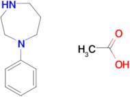 1-phenyl-1,4-diazepane acetate
