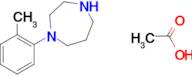 1-(2-methylphenyl)-1,4-diazepane acetate