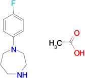 1-(4-fluorophenyl)-1,4-diazepane acetate