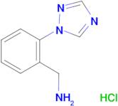 [2-(1H-1,2,4-triazol-1-yl)benzyl]amine hydrochloride