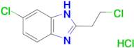6-chloro-2-(2-chloroethyl)-1H-benzimidazole hydrochloride