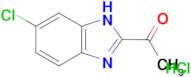 1-(6-chloro-1H-benzimidazol-2-yl)ethanone hydrochloride