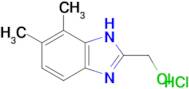 2-(chloromethyl)-6,7-dimethyl-1H-benzimidazole hydrochloride