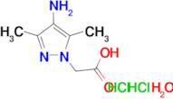 (4-amino-3,5-dimethyl-1H-pyrazol-1-yl)acetic acid dihydrochloride hydrate