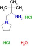 [2,2-dimethyl-1-(1-pyrrolidinylmethyl)propyl]amine dihydrochloride hydrate