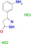 5-(3-aminophenyl)-2,4-dihydro-3H-pyrazol-3-one dihydrochloride