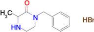 1-benzyl-3-methyl-2-piperazinone hydrobromide