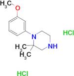 1-(3-methoxyphenyl)-2,2-dimethylpiperazine dihydrochloride