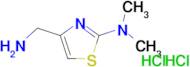 4-(aminomethyl)-N,N-dimethyl-1,3-thiazol-2-amine dihydrochloride