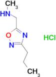 N-methyl-1-(3-propyl-1,2,4-oxadiazol-5-yl)methanamine hydrochloride