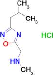 [(3-isobutyl-1,2,4-oxadiazol-5-yl)methyl]methylamine hydrochloride