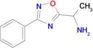 [1-(3-phenyl-1,2,4-oxadiazol-5-yl)ethyl]amine trifluoroacetate