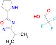 3-isopropyl-5-(2-pyrrolidinyl)-1,2,4-oxadiazole trifluoroacetate