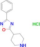 4-(3-phenyl-1,2,4-oxadiazol-5-yl)piperidine hydrochloride