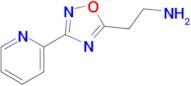 {2-[3-(2-pyridinyl)-1,2,4-oxadiazol-5-yl]ethyl}amine trifluoroacetate