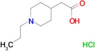 (1-propyl-4-piperidinyl)acetic acid hydrochloride