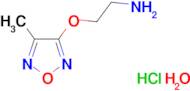 {2-[(4-methyl-1,2,5-oxadiazol-3-yl)oxy]ethyl}amine hydrochloride hydrate