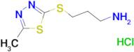 {3-[(5-methyl-1,3,4-thiadiazol-2-yl)thio]propyl}amine hydrochloride