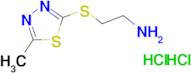 {2-[(5-methyl-1,3,4-thiadiazol-2-yl)thio]ethyl}amine dihydrochloride