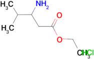 ethyl 3-amino-4-methylpentanoate hydrochloride