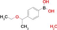 [4-(1-ethoxyethyl)phenyl]boronic acid hydrate