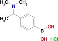 {4-[1-(dimethylamino)ethyl]phenyl}boronic acid hydrochloride