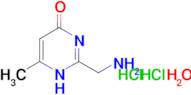 2-(aminomethyl)-6-methyl-4-pyrimidinol dihydrochloride hydrate