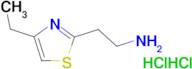 [2-(4-ethyl-1,3-thiazol-2-yl)ethyl]amine dihydrochloride