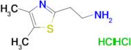 [2-(4,5-dimethyl-1,3-thiazol-2-yl)ethyl]amine dihydrochloride