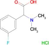 (dimethylamino)(3-fluorophenyl)acetic acid hydrochloride