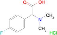 (dimethylamino)(4-fluorophenyl)acetic acid hydrochloride