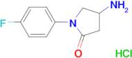 4-amino-1-(4-fluorophenyl)-2-pyrrolidinone hydrochloride