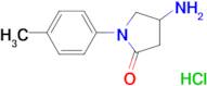 4-amino-1-(4-methylphenyl)-2-pyrrolidinone hydrochloride