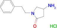 4-amino-1-(2-phenylethyl)-2-pyrrolidinone hydrochloride