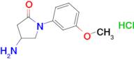 4-amino-1-(3-methoxyphenyl)-2-pyrrolidinone hydrochloride