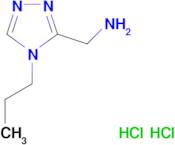 [(4-propyl-4H-1,2,4-triazol-3-yl)methyl]amine dihydrochloride