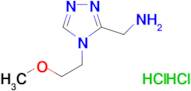 {[4-(2-methoxyethyl)-4H-1,2,4-triazol-3-yl]methyl}amine dihydrochloride