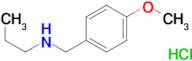 N-(4-methoxybenzyl)-1-propanamine hydrochloride