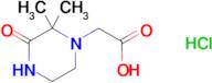 (2,2-dimethyl-3-oxo-1-piperazinyl)acetic acid hydrochloride